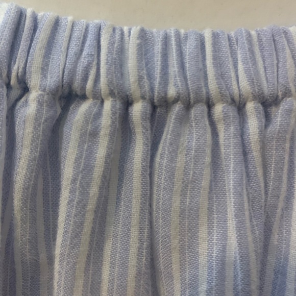 Skies are Blue cotton lined blue/coral top, XS - Picture 4 of 8